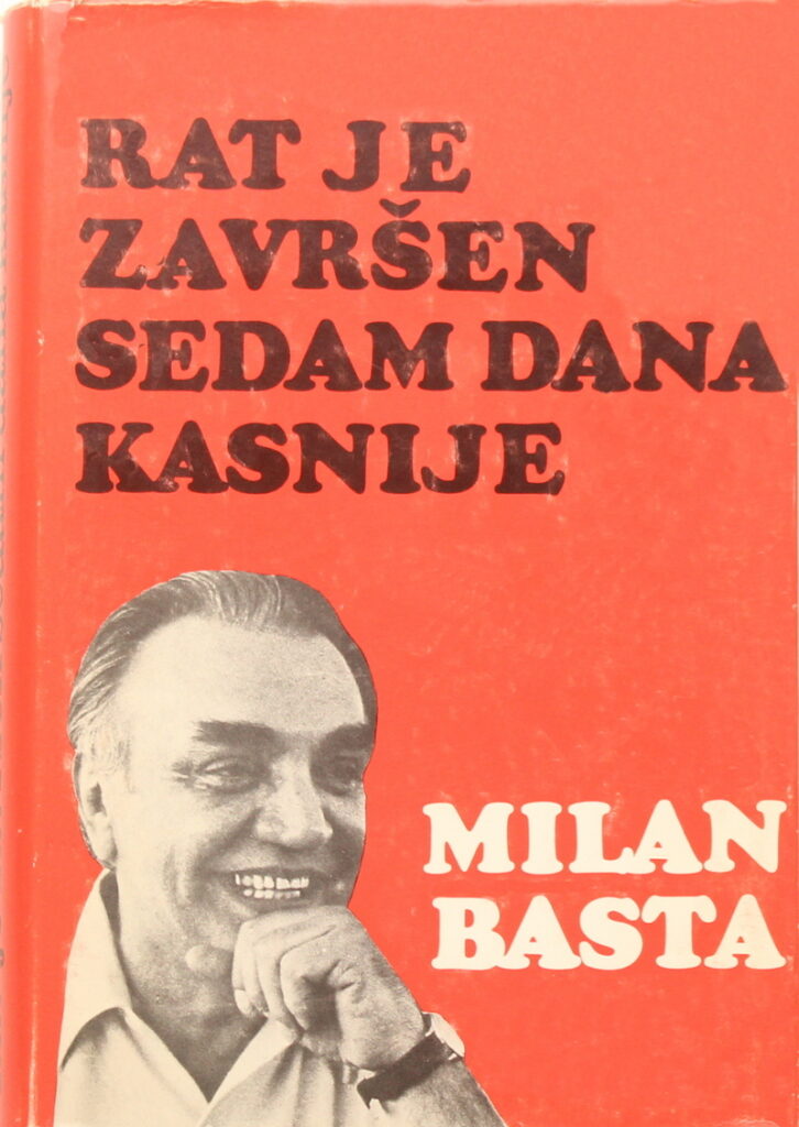 prednja strana omota knjige rat je zavrpšen sedam dana kasnije