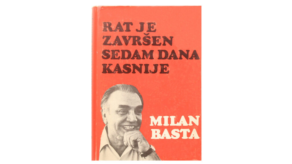 izgled knjige rat je zavrsen sedam dana kasnije